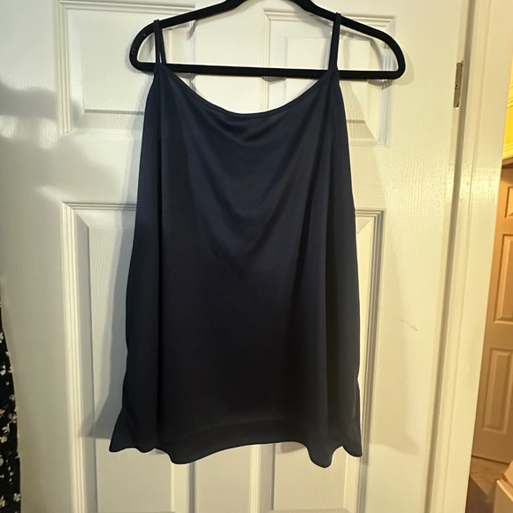 Women’s Reversible Camisole 2XL Navy – Scoop/ V-Neck Tank Top – Plus Size - Picture 2 of 2